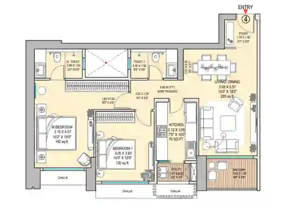 2 BHK